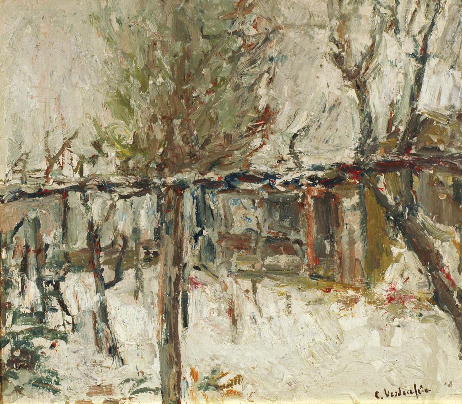 Il giradino di Atri innevato