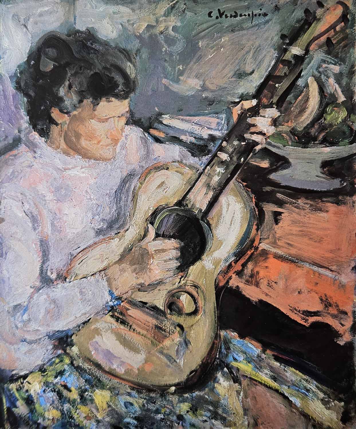 Donna con la chitarra