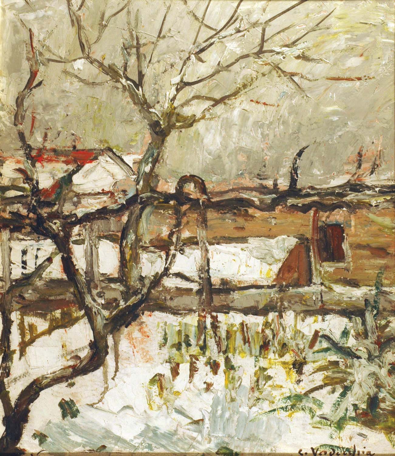 Orto di Atri con la neve