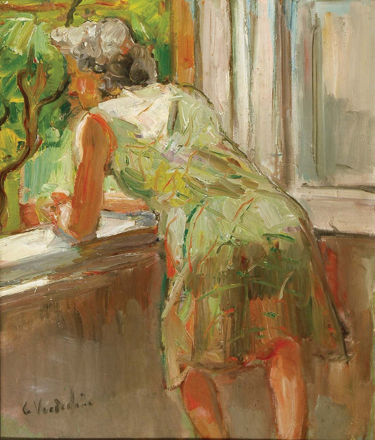 Maria al balcone