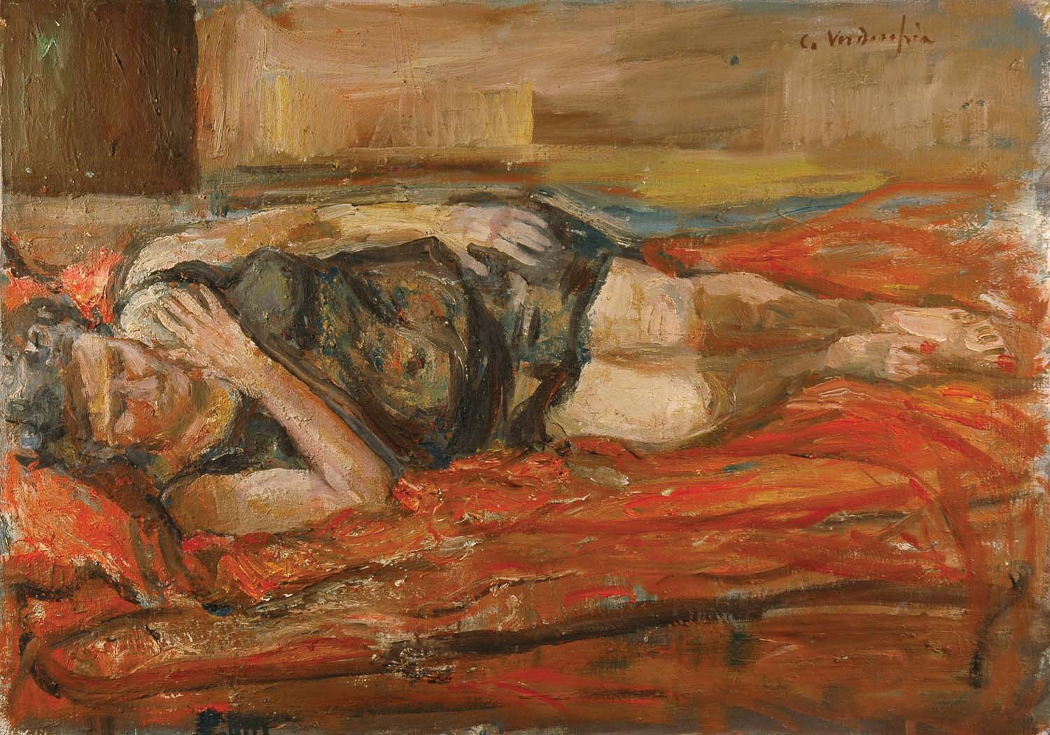 Maria sul divano