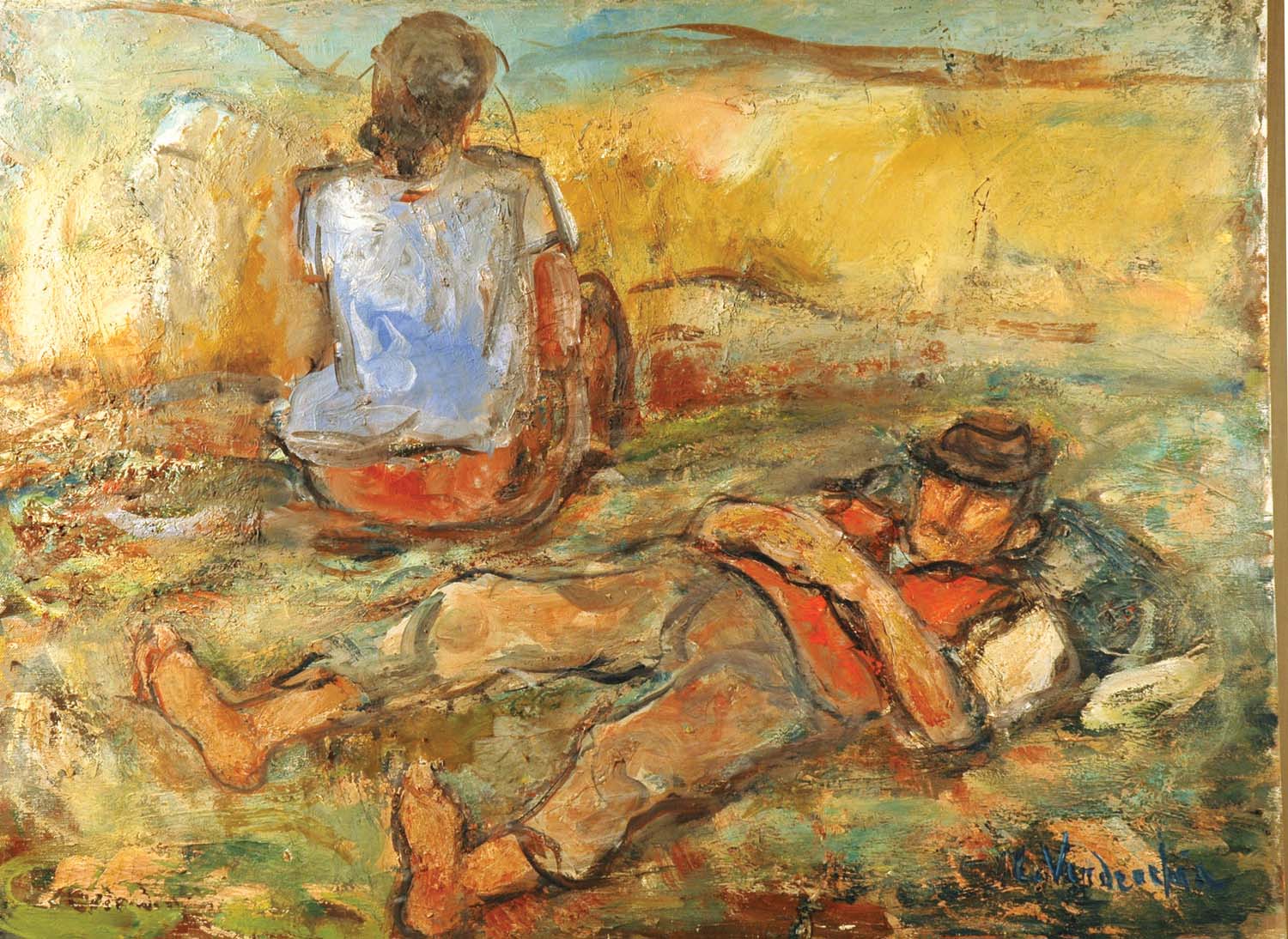 Riposo di contadini