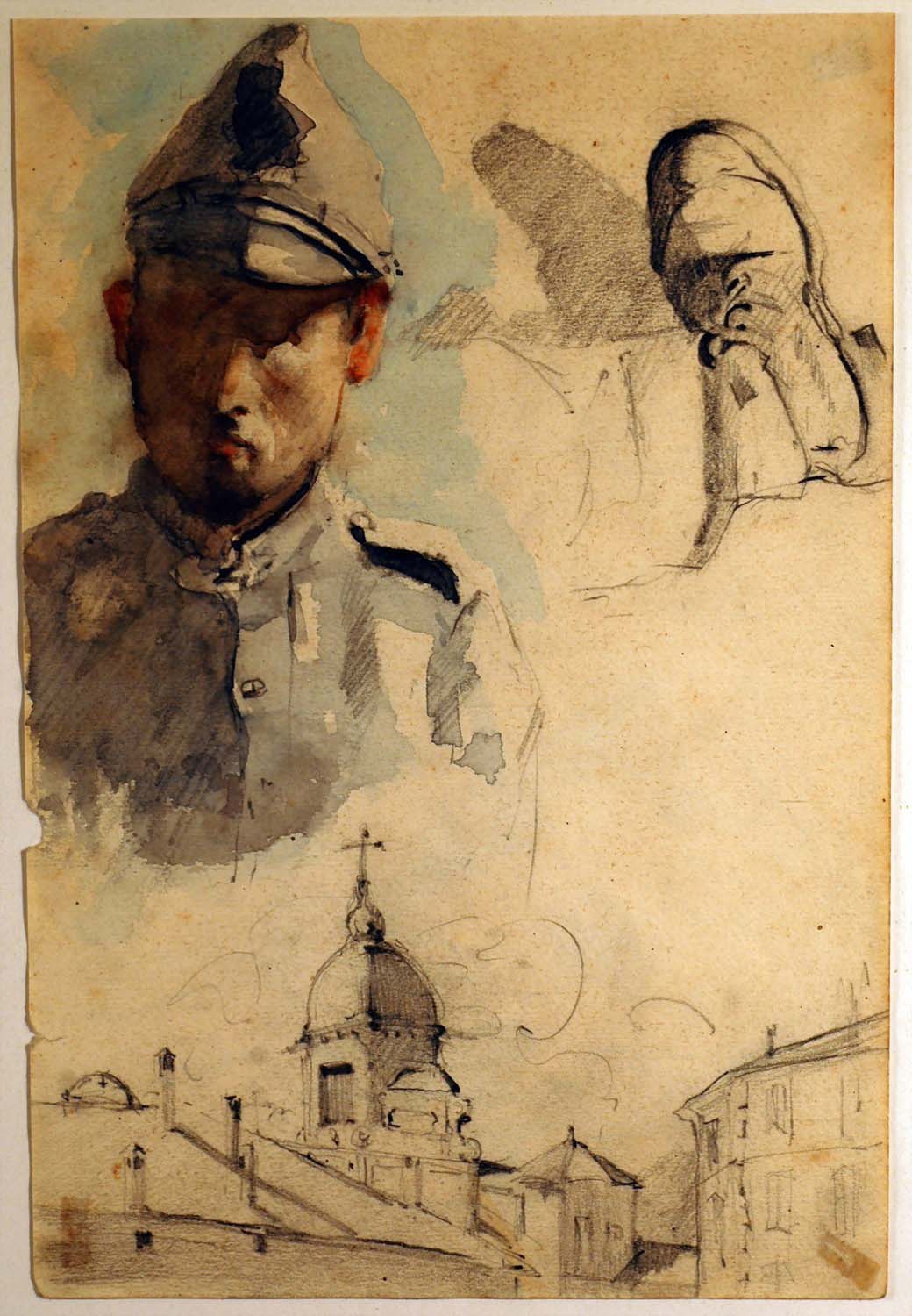 Composizione con soggetti militari (III)