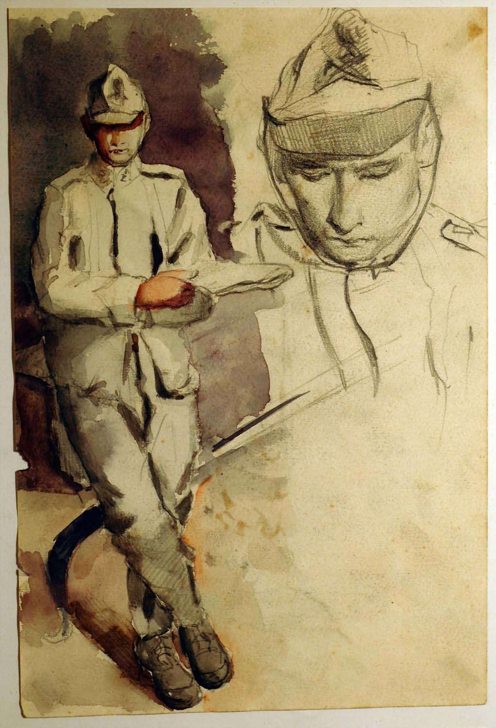 Composizione con soggetti militari (IV)