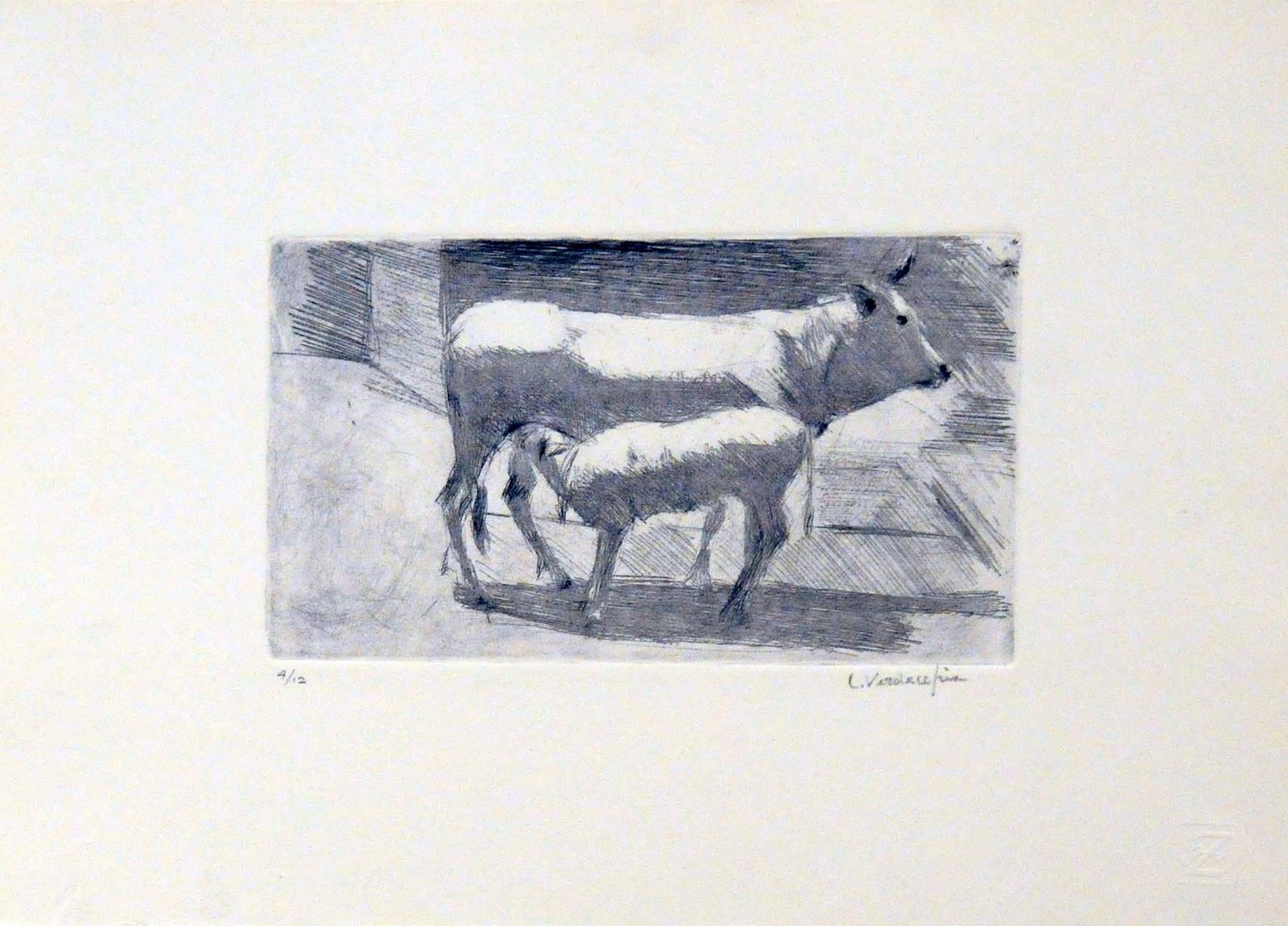 Maternità (Mucca con vitello)